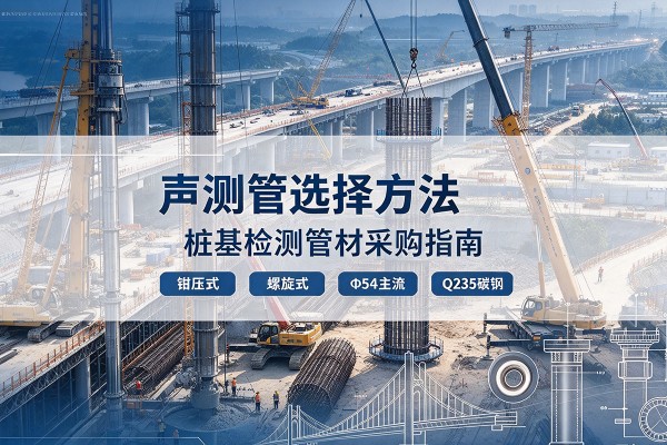 江山声测管选型标准