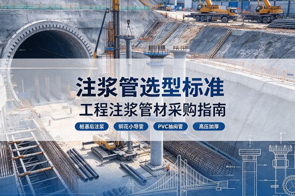 江山注浆管选型标准