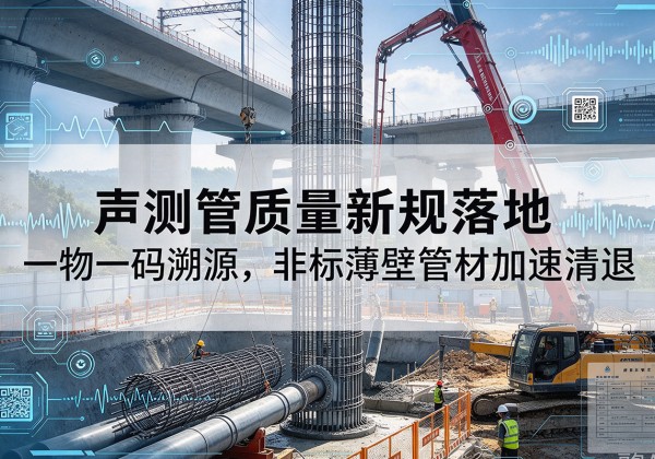 江山声测管质量新规落地，一物一码溯源，非标薄壁管材加速清退
